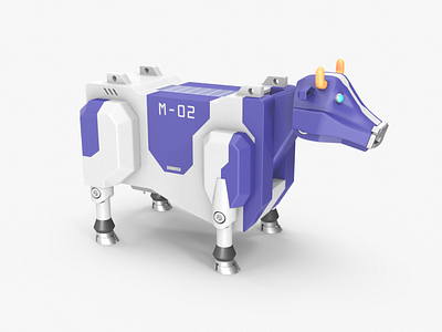 Robot Cow 3D model