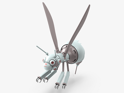 Robot Wasp 3D Model