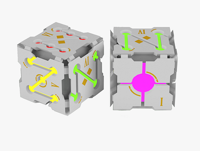 Dice 3D Model bones concept cube cubes dice dices game play