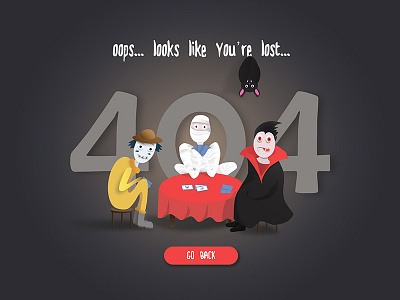 DailyUI 008 - Error 404 page