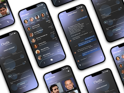UX/UI "Chatta" App