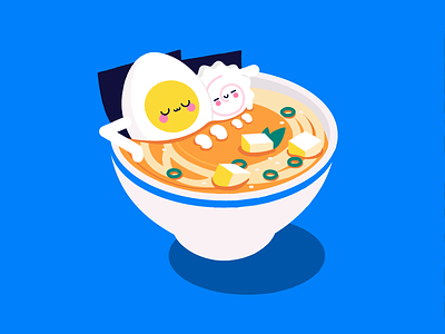 Ramen bath boil egg food hot hot tub kawai kawaii miso noodle noodles pool ramen relax soup swim tofu yummy