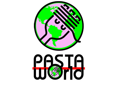 Pasta World - Logo branding graphic design logo