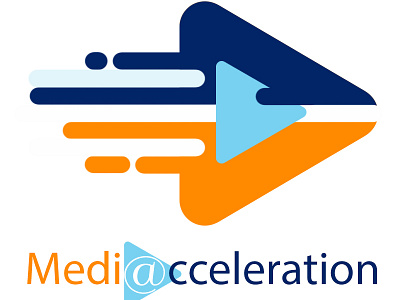 Media_Acceleration Logo & Typogrphy branding design graphic design logo typography