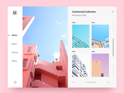 Architecture Blog architecture clean geometry homepage light minimal pastel photography