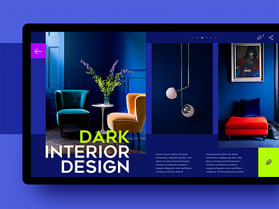 Dark Interior Design architecture buildig design font geo house interface interior page photography website