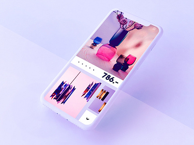 artdeco accesoires asymmetrical design interface minimal pastel product shop soft ui
