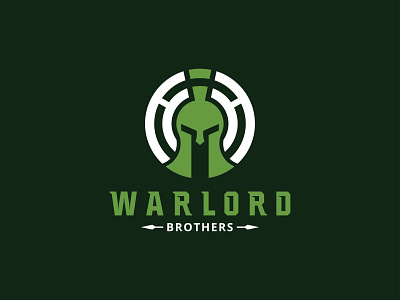 Warlord Brothers branding brothers creative design flat icon logo minimal popular recent sparta spartan typography warlord