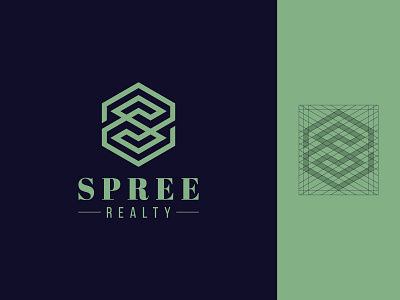 Logo - Spree Realty branding creative debut dribbble flat graphicdesign grid india logo logo design logodesign logotype maharsh minimal monogram real estate realestate s spree