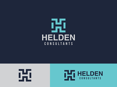 Helden Consultants brand branding clean consultants creative design exploration flat graphic design grid h logo helden consultants logo minimal