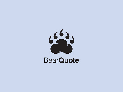Bear Quote animal bear grizzly icon paw polar quote
