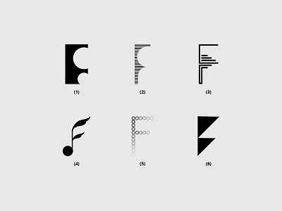 Letter F creative design dribbble flat font icon lettering logo minimal monogram