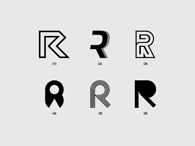 Letter R creative design dribbble flat font icon illustration lettering logo minimal monogram r typography vector
