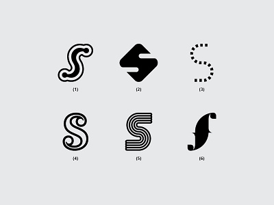 Letter S creative design dribbble flat font illustration lettering logo minimal monogram s typography