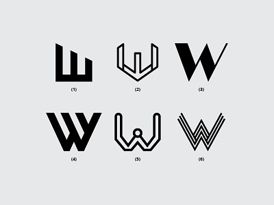 Letter W branding creative design dribbble flat font icon illustration lettering logo minimal monogram typography vector w