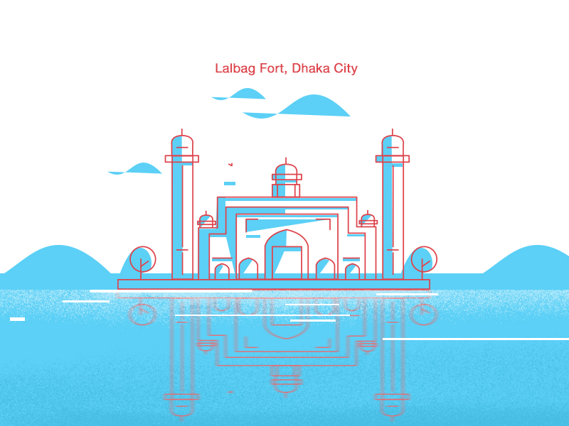 Lalbag fort by Abul Bashar Muhammad Salahuddin 🚀 on Dribbble