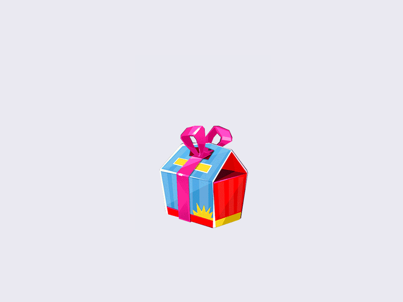 Box animation concept design flat fun gif illustration ui