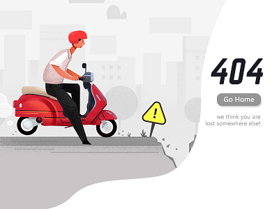 404 art character characterdesign concept design flat fun illustration ui