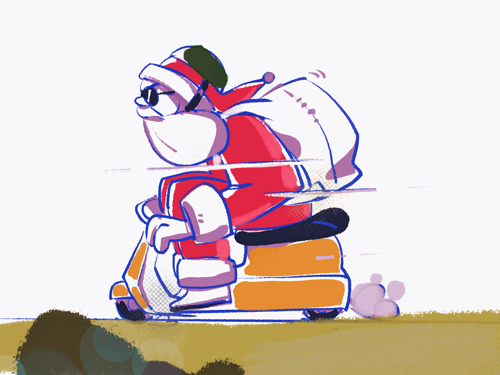time to go home! animation art branding cartoon character characterdesign concept design gif illustration