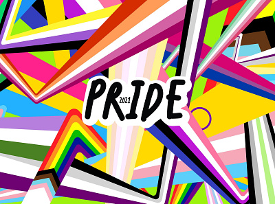 MSFT Pride 2021 art direction branding design