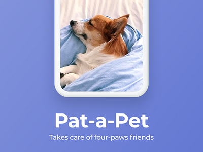 Pet Care Application behance case study dashboard design dog ios iphonex landing mobile mockup ui ux