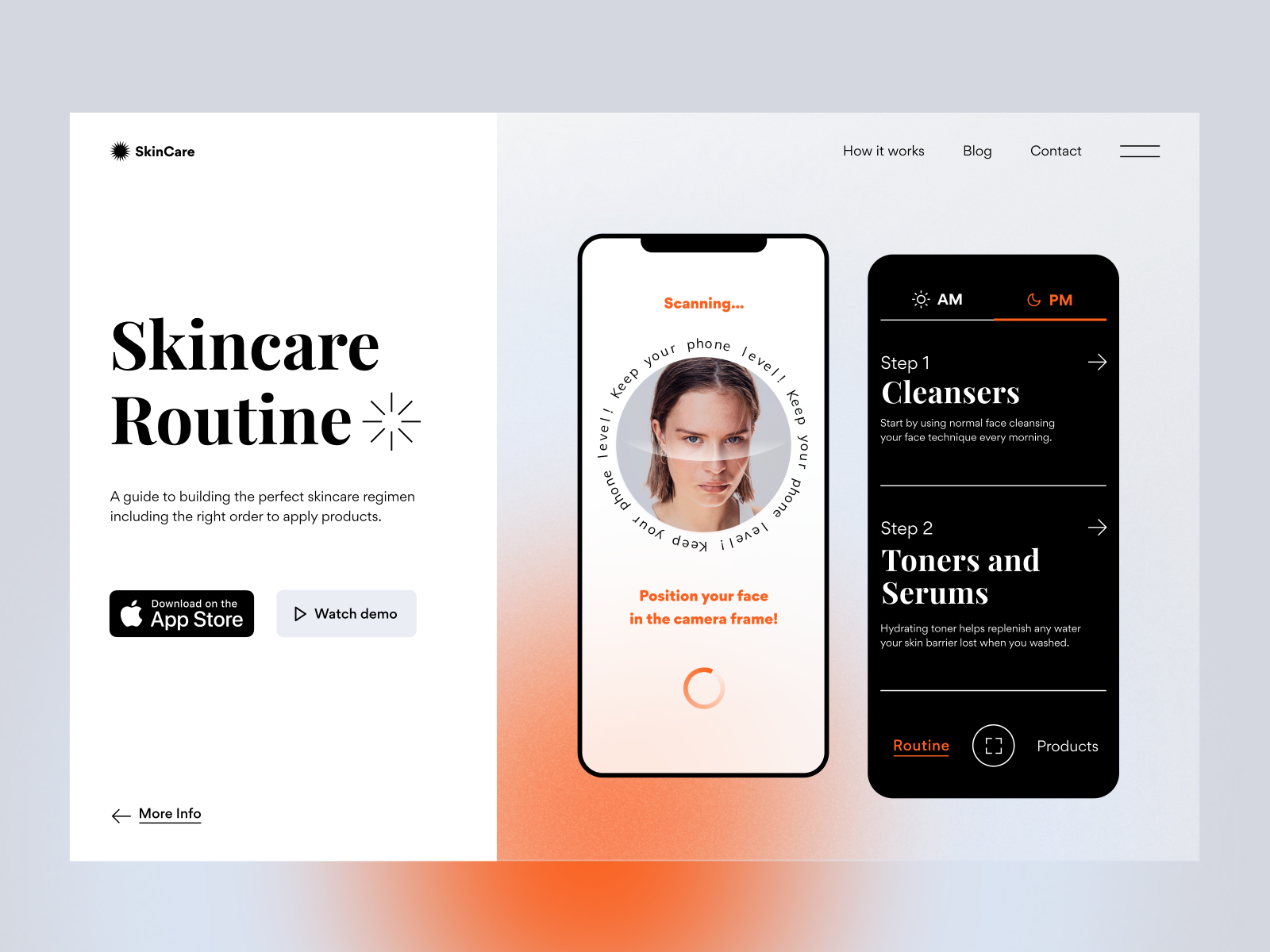 skincare-routine-app-landing-page-by-olga-vdovenko-for-flod-on-dribbble