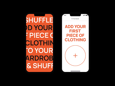 FitCheck Animation animation app branding closet clothes design fit of the day graphic design interface logo looks minimal mobile motion graphics outfit typography ui wardrobe