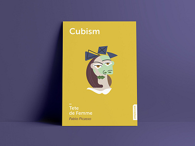 Minimalistic postcard - Cubism