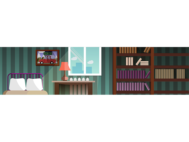 Bedroom Illustration By Korolyov Artyom On Dribbble