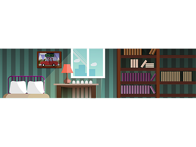 Bedroom illustration