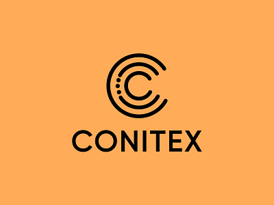 CONITEX app brand mark branding creative graphic design lineart logo logos mimimal monogram vector