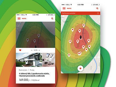 Cenova Mapa app tutorial ui ux