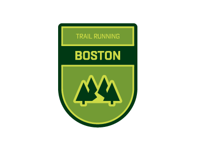 adidas running athlete badge boston green run running sport sprint trail tree