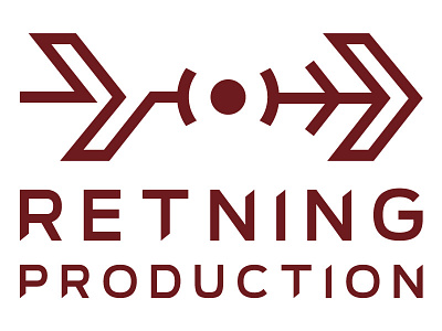 Logo - Retning Production brand graphism logo