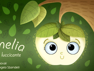 Amelia la mele luccicante children book colorleggendo illustration