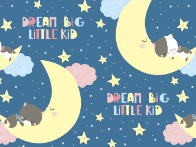 dreamers dreamers dreamy goodnight moon moon pattern repeat pater seamless pattern