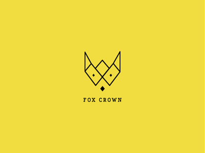 Fox Crown Logo animation basic branding design graphic design illustration logo twitter