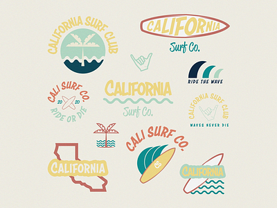 California Surf Co. - Branding Pack