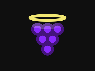 Eternal Grapeness angel eternal grape grapes halo purple royal vineyard wine winery