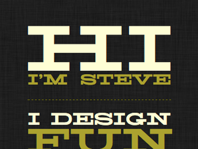 Hi texture typekit typography web design web type