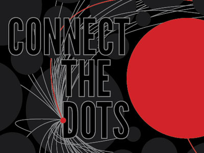 Connect black circle connect dots gray illustrator line red silver vector