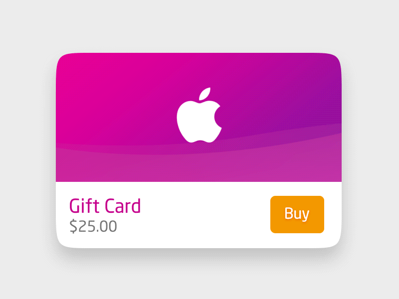Gift Card gif widget