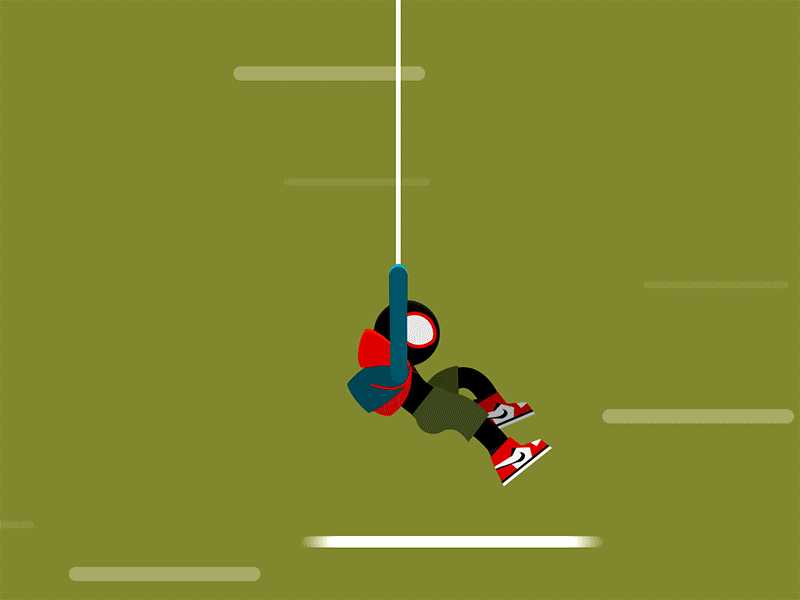 Into The Spider Verse animation gif spider man