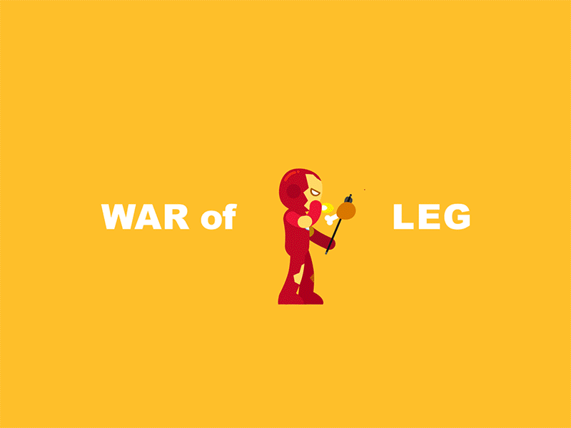 Avengers: War of leg animation avengers gif
