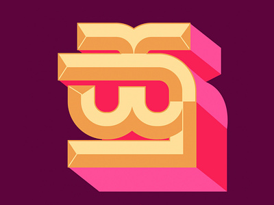 SuSu design icon illustration typography vector