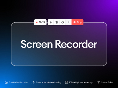 *OUT NOW* Recorder Chrome Extension camera chrome download editing extension free live meeting microphone plugin podcast product design recorder screen ui unlimited ux video