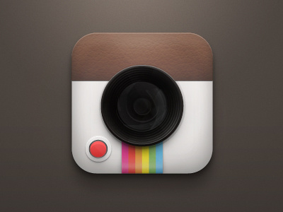 Instagram Icon app camera icon instagram instagram icon ios iphone lens playoff polaroid ui