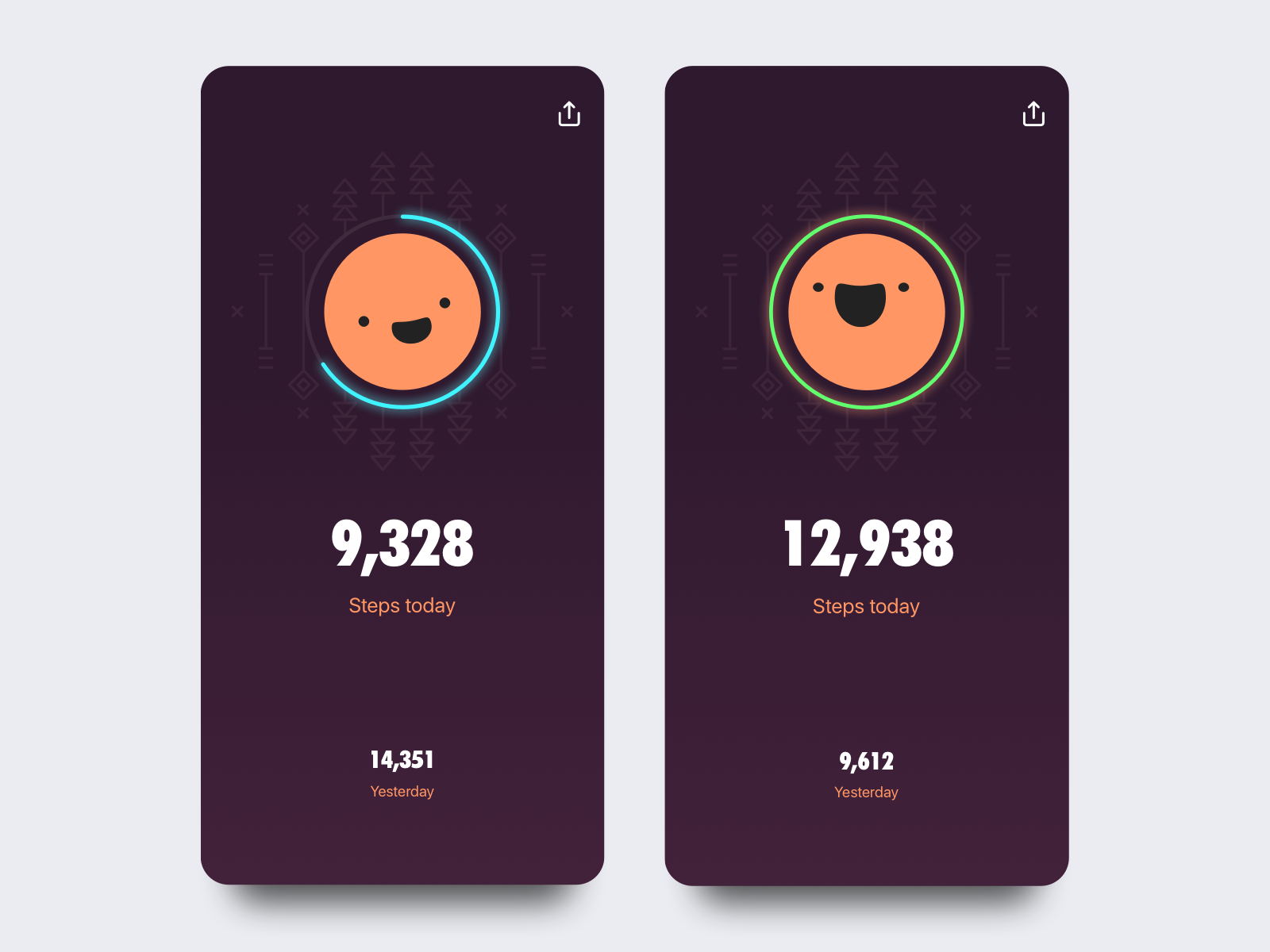 simple step counter app