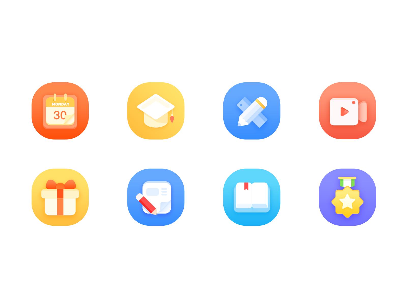 APP UI ICON by 齐天大圣 on Dribbble