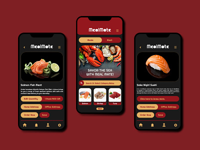 Food App UI 3d animation app design branding design food delivery app food delivery ui graphic design illustration logo motion graphics typography ui ux vector